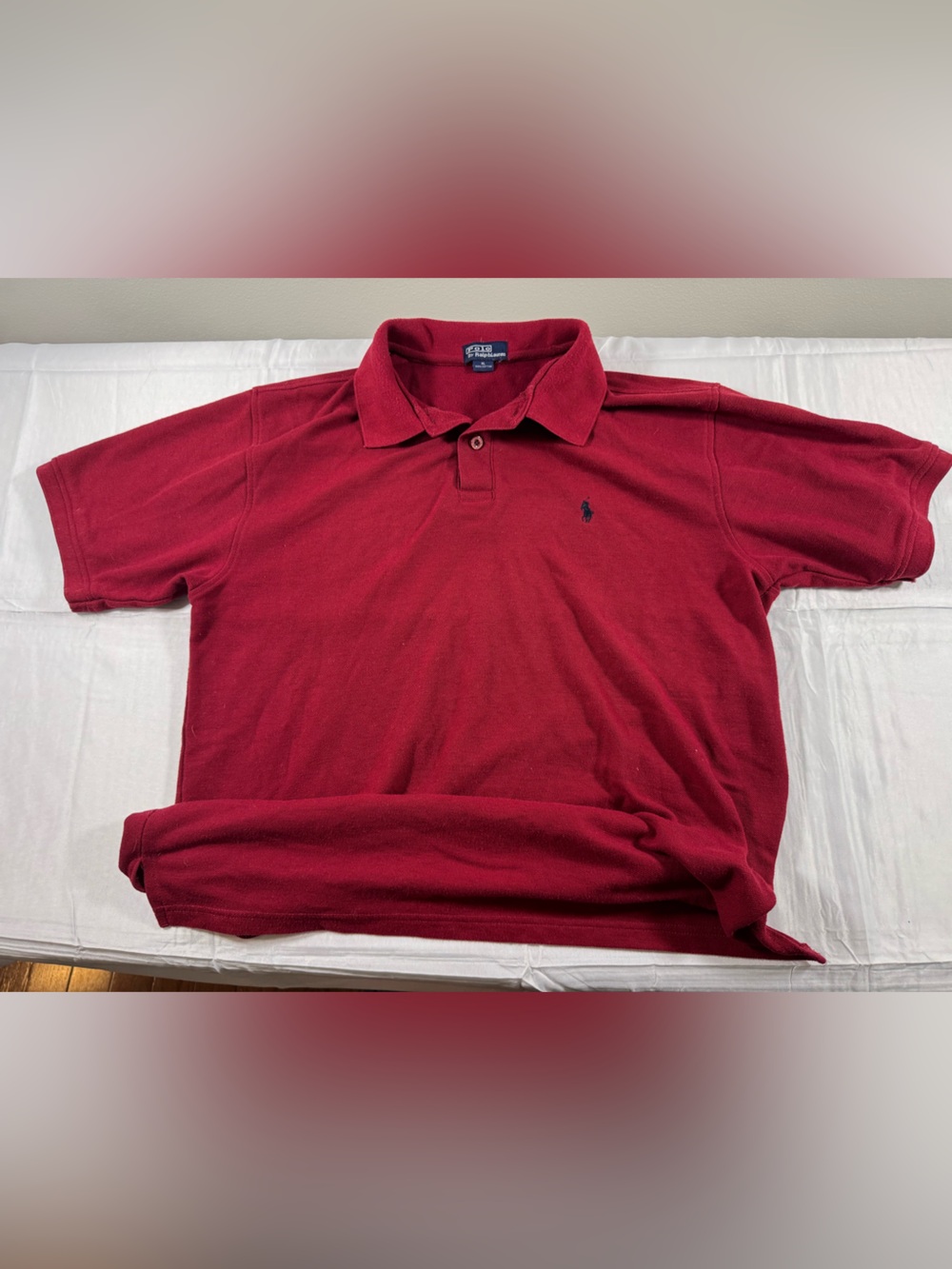 Ralph Lauren Men's Deep Red Polo with Embroidered Pony